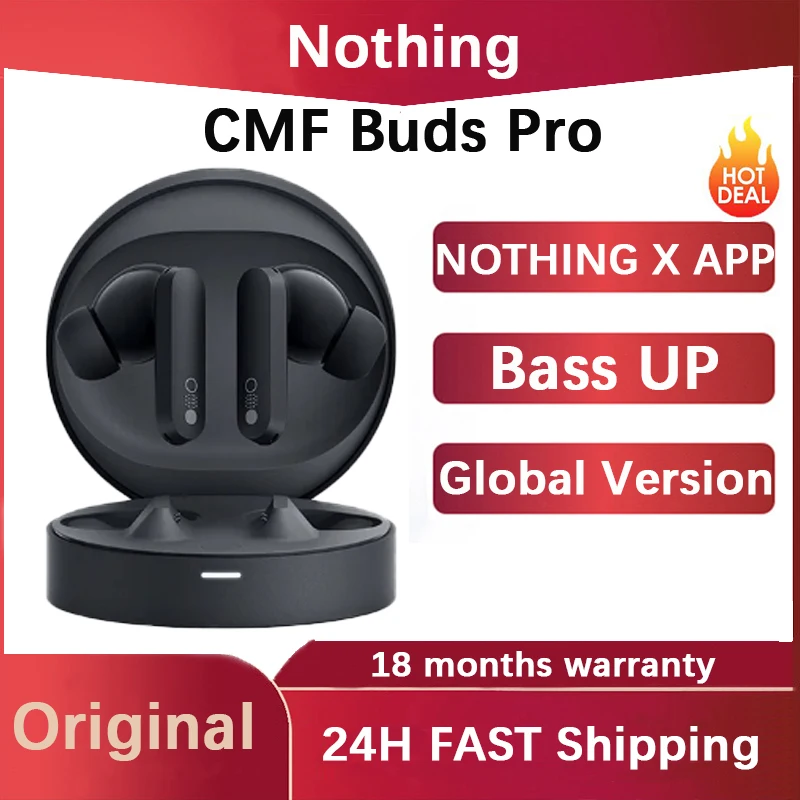 

Global Version CMF Buds Pro 45dB hybird Active Noise 11 Hours of NON-STOP Music Ultra Bass Technology buds Pro Original