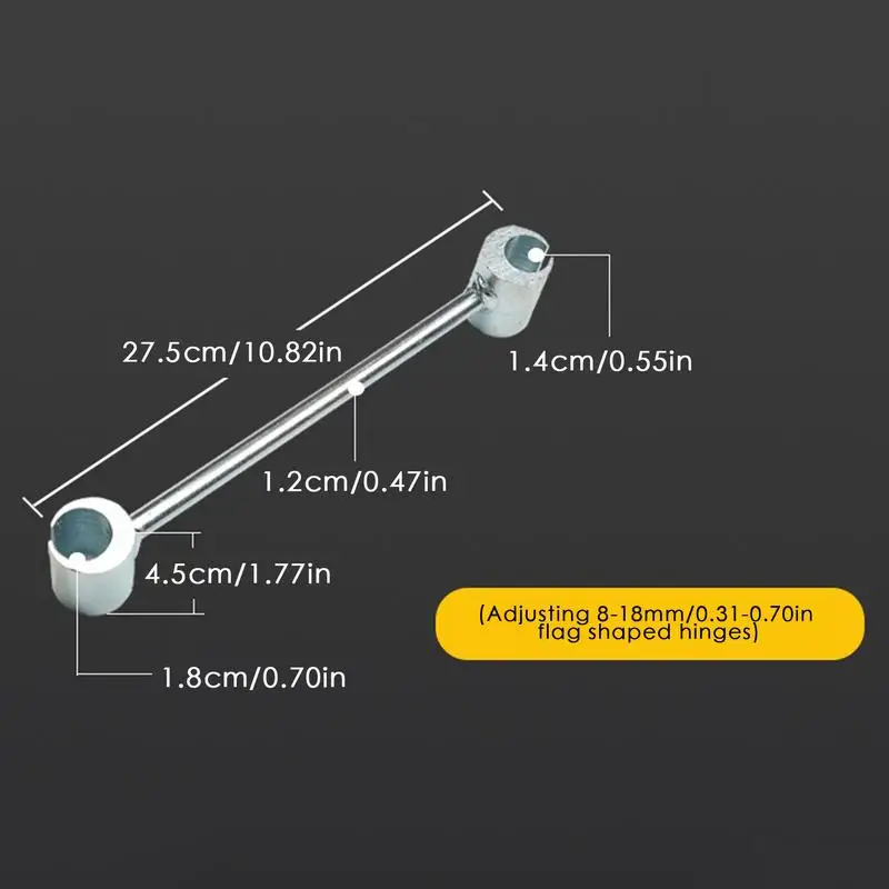 도어 힌지 벤더 도구 상업용 도어 힌지 조절기 14-25mm 도어 힌지 파이프 라인 방화문 용 도구 조정 렌치 유지