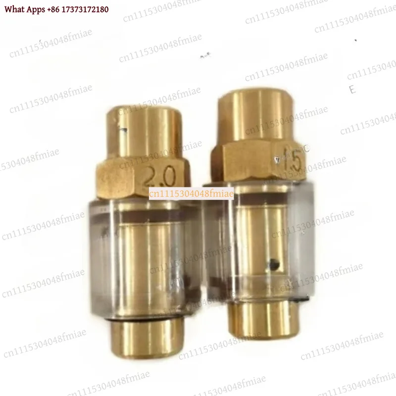 Oil Return Check Valve Sight Glass 1/8 Inch All Copper Air Compressor Accessories