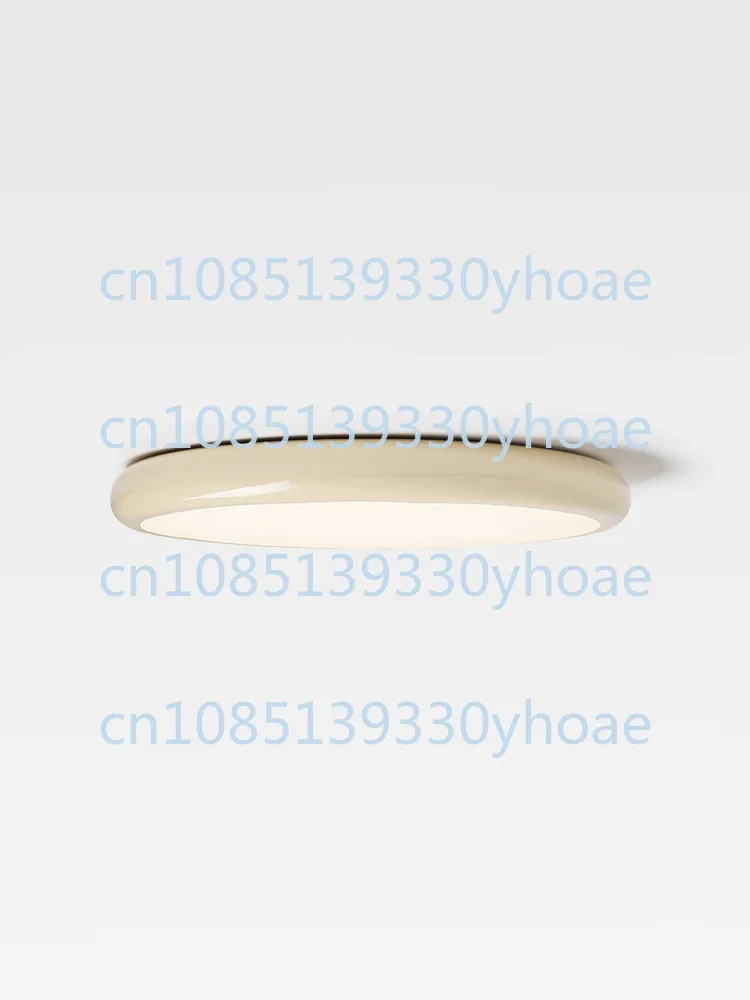 Full spectrum eye protection Nordic modern French cream wind ceiling light round simple ins light