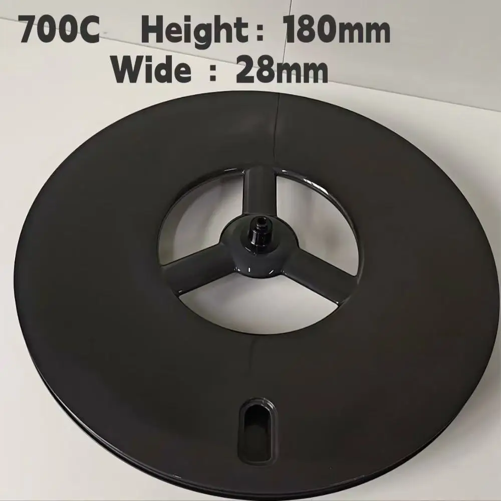 

Карбоновые колеса 700C с 3 спицами, глубина обода 180 мм, ширина 28 мм, для велосипедов TT, бескамерные, под дисковые и V-образные тормоза, втулка 36T