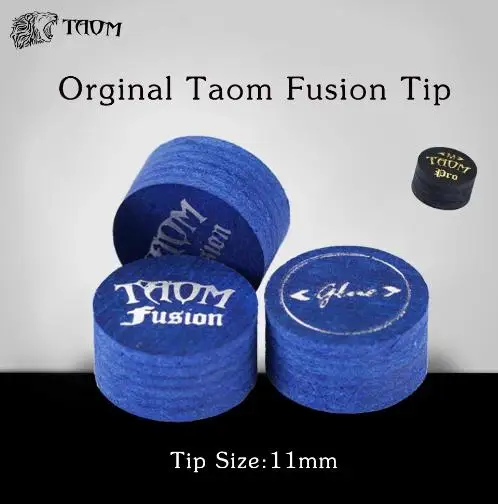 

Taom Fusion Tip Snooker Tips 11mm Finland Pro Tips Medium / Hard Professional for Snooker Cue Stick and Billiard Accessories
