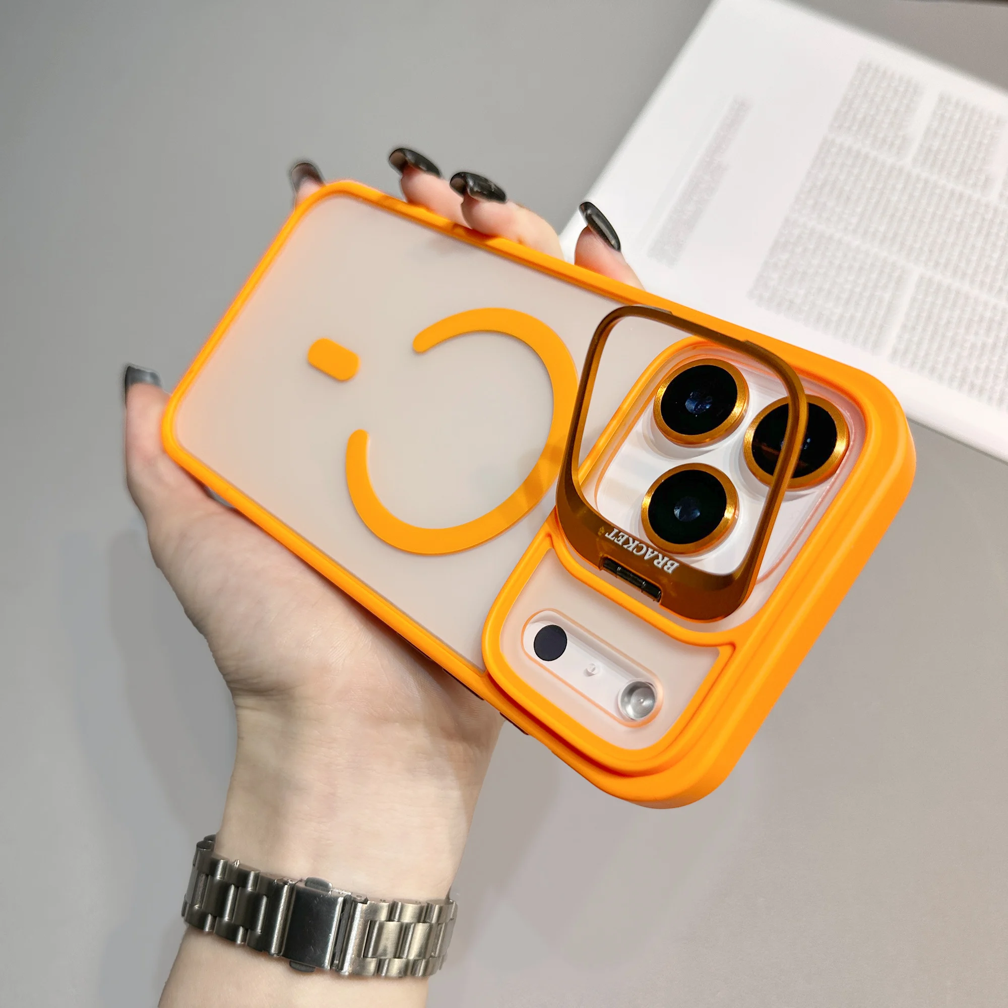 iPhone Camera Lens Cover Stand Phone Case