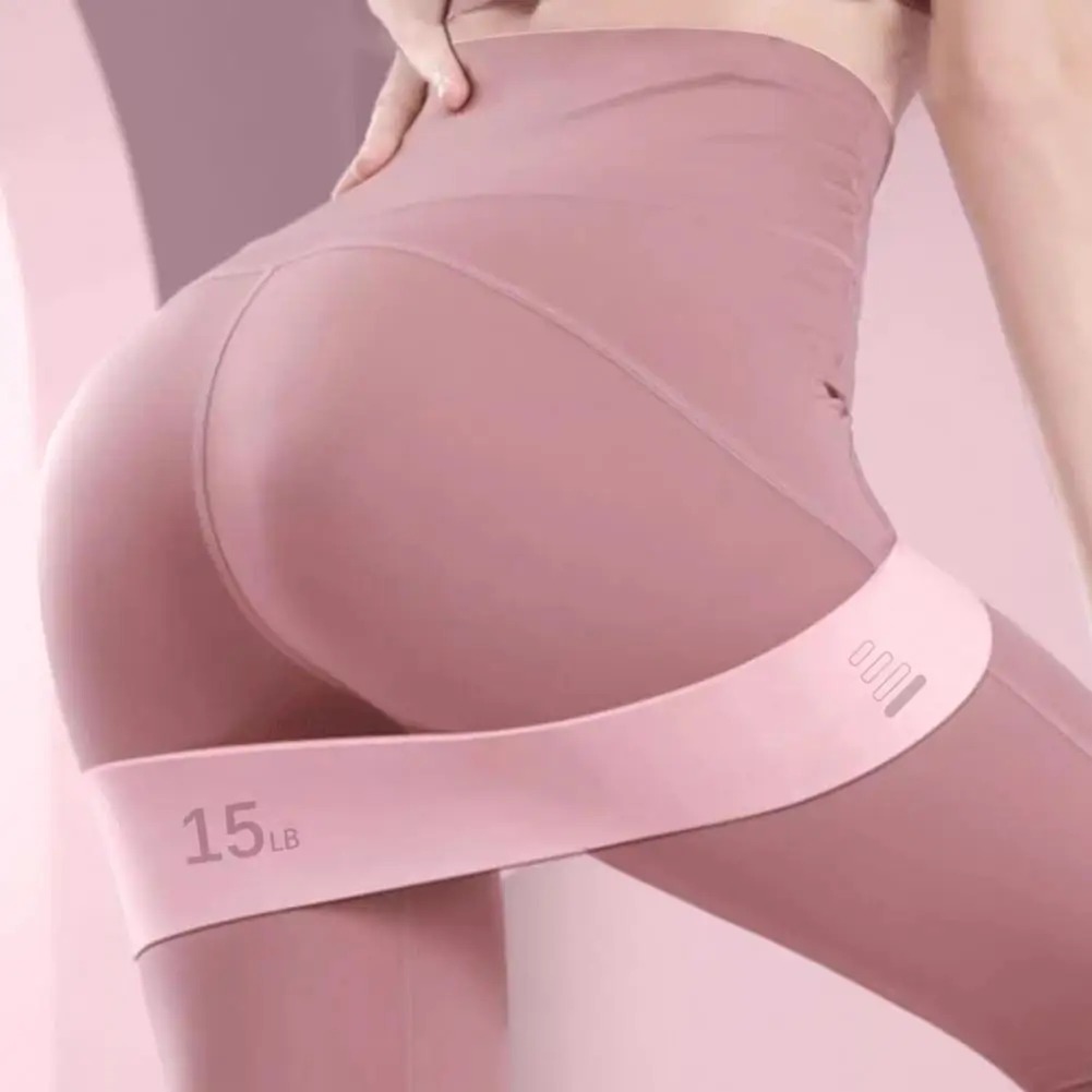 

Силиконовая эластичная лента для ног, ягодиц, бедер, подъем, силовая тренировка, эластичная лента для йоги, растяжки, фитнес-браслет