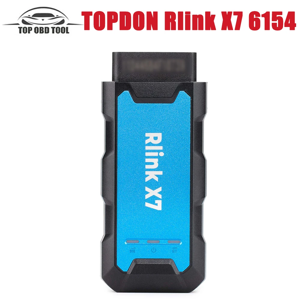 2024 New TOPDON Rlink X7 6154 for Aud i/ Skod a/ Sea t Diagnostic Tool Support CANFD DOIP Online ECU Programming Scanner