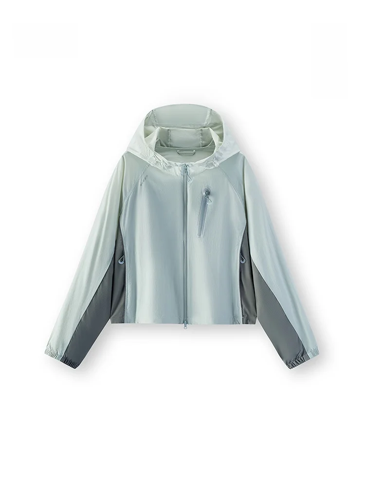 

Женская укороченная солнцезащитная куртка Semir: охлаждающий эффект, для активного отдыха, из нейлоновой ткани, на молнии, летняя модная модель с защитой от солнца.