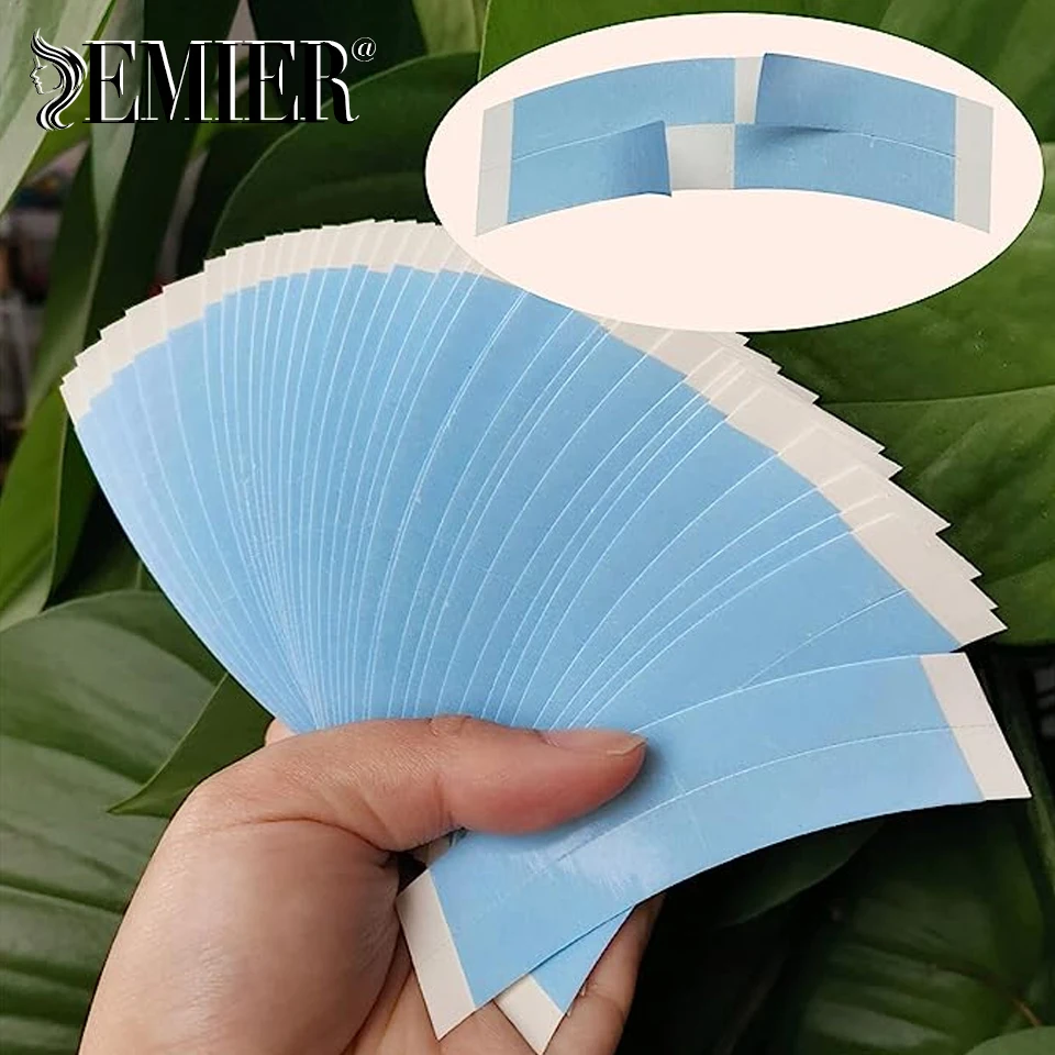 36 pièces/lot Super bande imperméable à l'eau ruban adhésif Double face Walker bande pour perruque de dentelle hommes toupet Ultra tenir cheveux accessoires