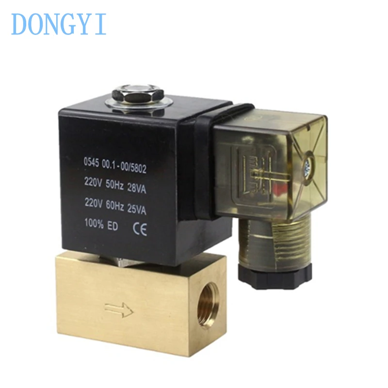 

High Pressure Solenoid Valve Normally Closed Water Valve Air Valve 1/4" 3/8" 1/2" AC220V DC24V DC12V