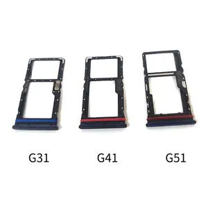 Bilashmart Motorola Moto G71 5G / G51 5G / G41 / G31 SIM Card Tray Slot Holder Adapter Socket Repair Parts