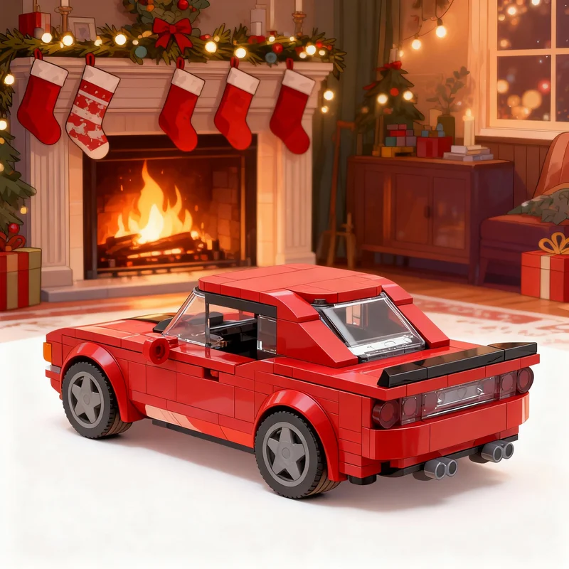 

Набор строительных блоков MOC «Додж Челленджер: Городские чемпионы», 312 деталей, архитектурная модель, развивающая игрушка для самостоятельной сборки, креативный рождественский подарок