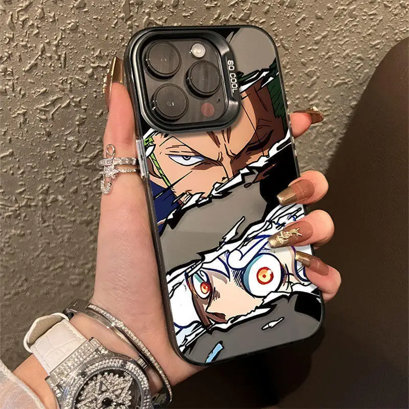 One Piece Anime Cartoon Phone Case Shockproof Protective Back Cover Stylish Mobile Shell Gifts for Anime Fans Daily Accessories