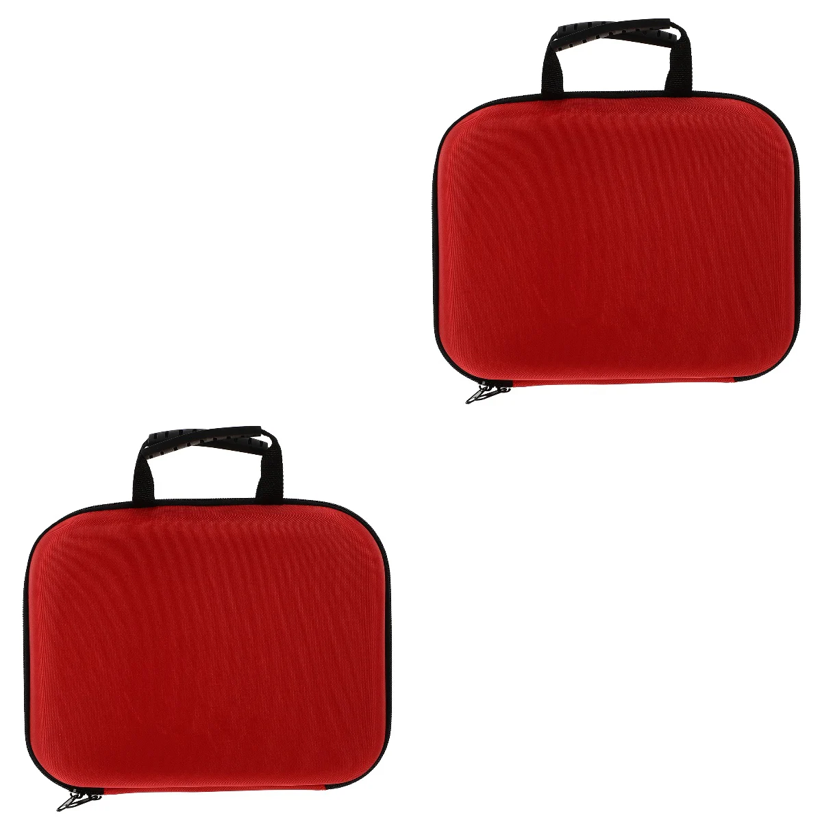 

2 Pack Portable Medical Kit Medicine Storage Case Bag Zipper First Aid for Car Pouch Container