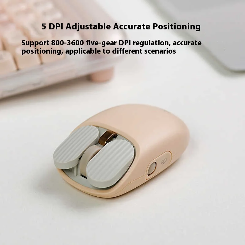 Lofree Rofil Wireless Bluetooth Mouse For Girls High Appearance Level Apple Laptop Tablet Office Charger High Energy Endurance