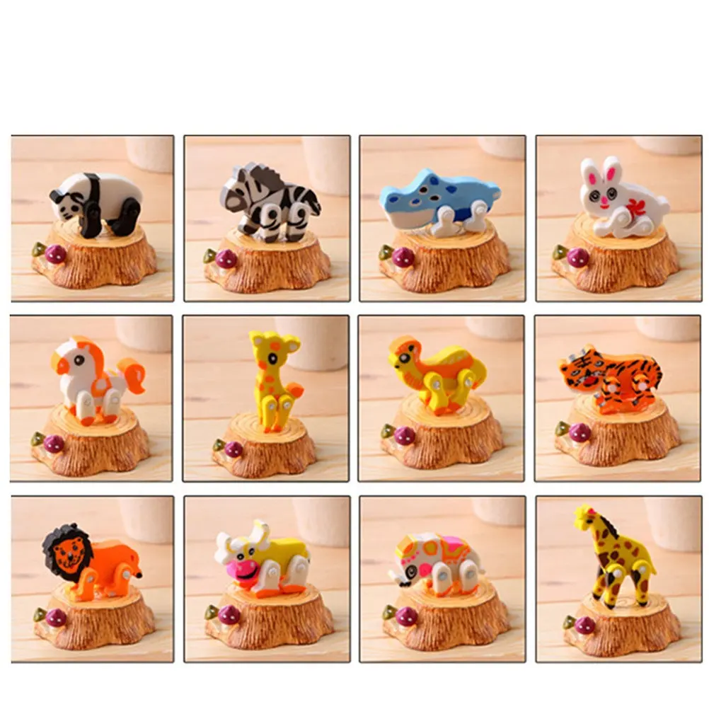 

Набор из 30 ластиков в виде животных: съемные, креативные, цветные, стереоскопические. Канцелярские товары, подарок-награда для детей и школьников.