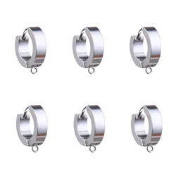 10PCS/lot Stainless Steel Back Waterproof Clips Ear Hooks Earrings Findings for Components DIY Jewelry Findings Parts Wholesale
