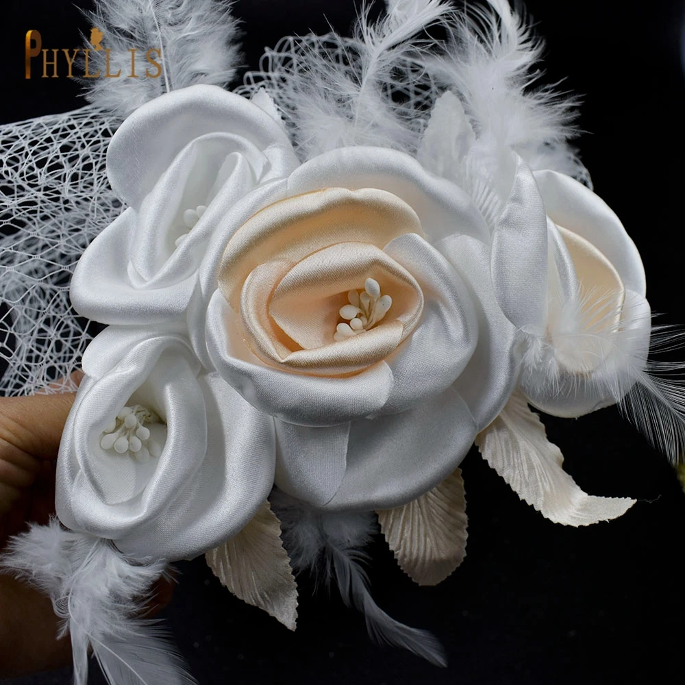 Jm01 na moda birdcage véu blush casamento fascinator acessórios para o cabelo flor noiva bandana véu nupcial headwear rosto véus