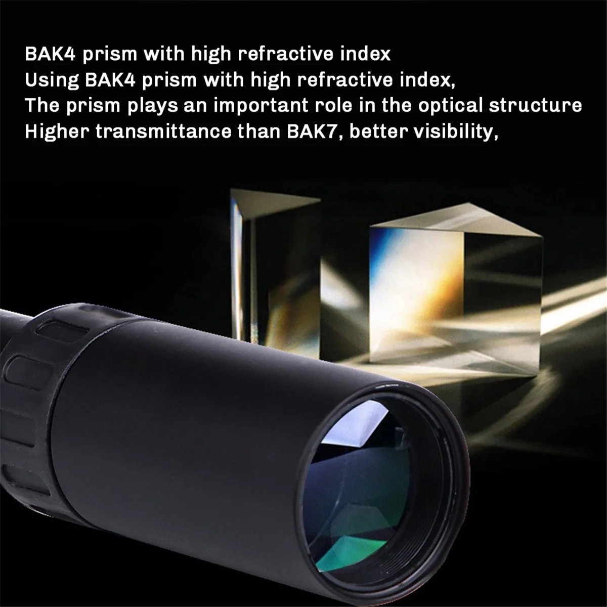 

JAS-10-300X Zoom HD Portable Strong Binoculars Long Range Professional Spyglass Monocular Telescope Low Night Vision Black