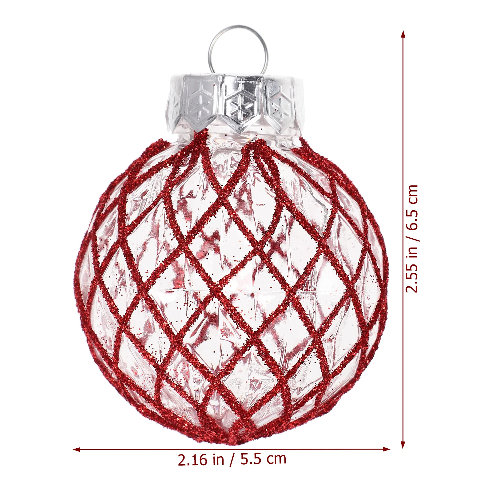 

30Pcs Christmas Ball Hanging Ornaments Classic Xmas Tree Decorations Glittering Holiday Tree Balls Party Decor