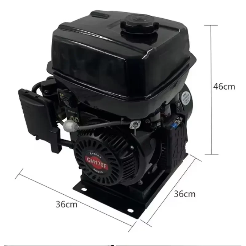 Battery Rechargeable DC Generator 48V 60V 72v Electric Car Tricycle Range Extender for Car