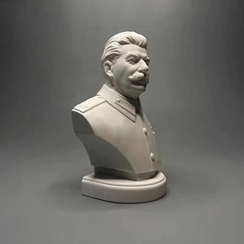 Stalin-Soviet Model Gypsum Figure Sculpture, Great Sculpture, Office, Study, Wine Cabinet, Art Decoration