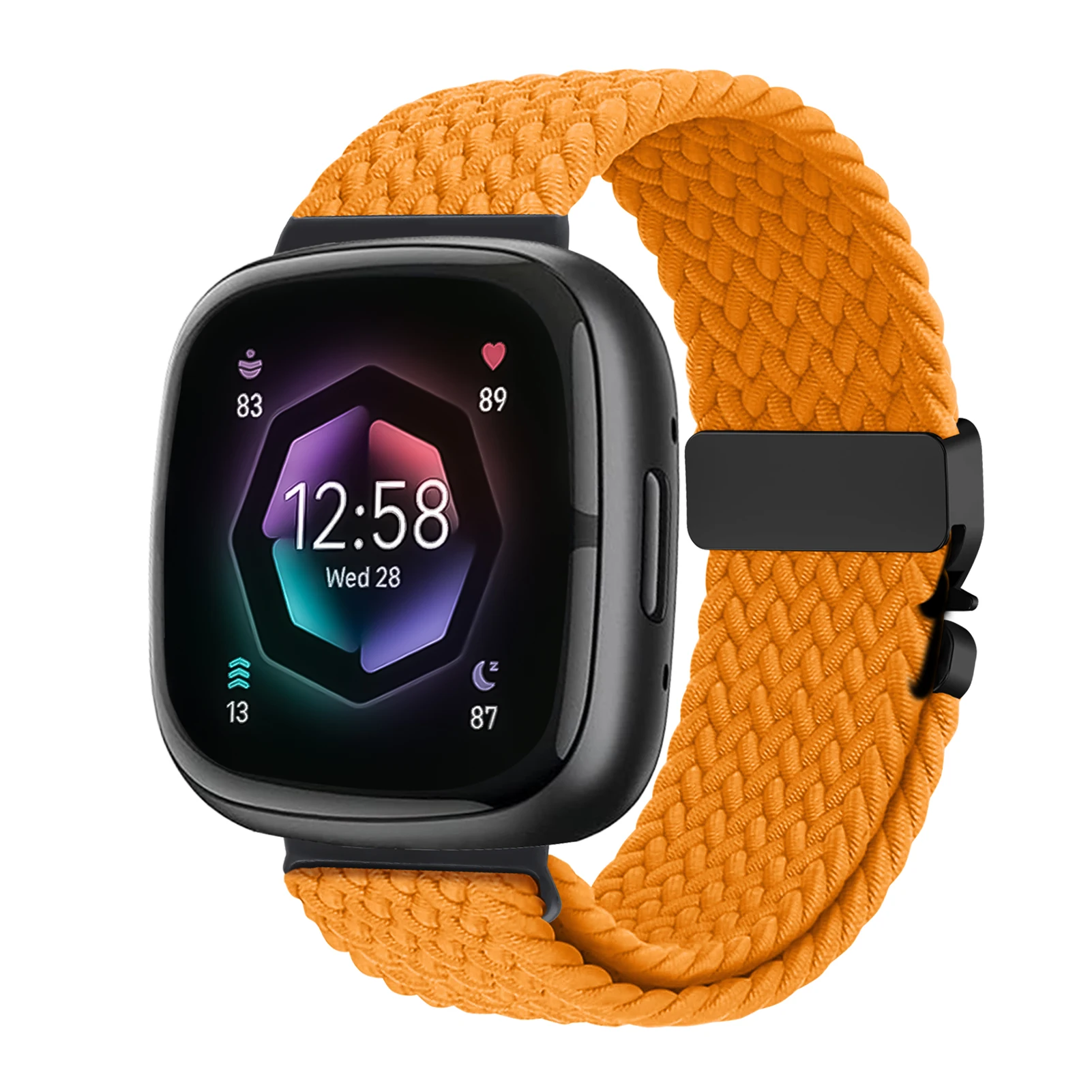 Parachute Strap for Fitbit Versa 4 3 Sense 2 band Accessories replacment nylon Braided belt Bracelet correa Fitbit Versa 4 Strap