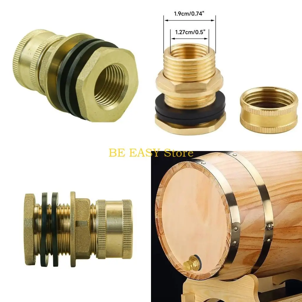 

E28F Pack of 3 3/4" GHT Female Spigot Cap for Water Tanks and Faucets Outdoor