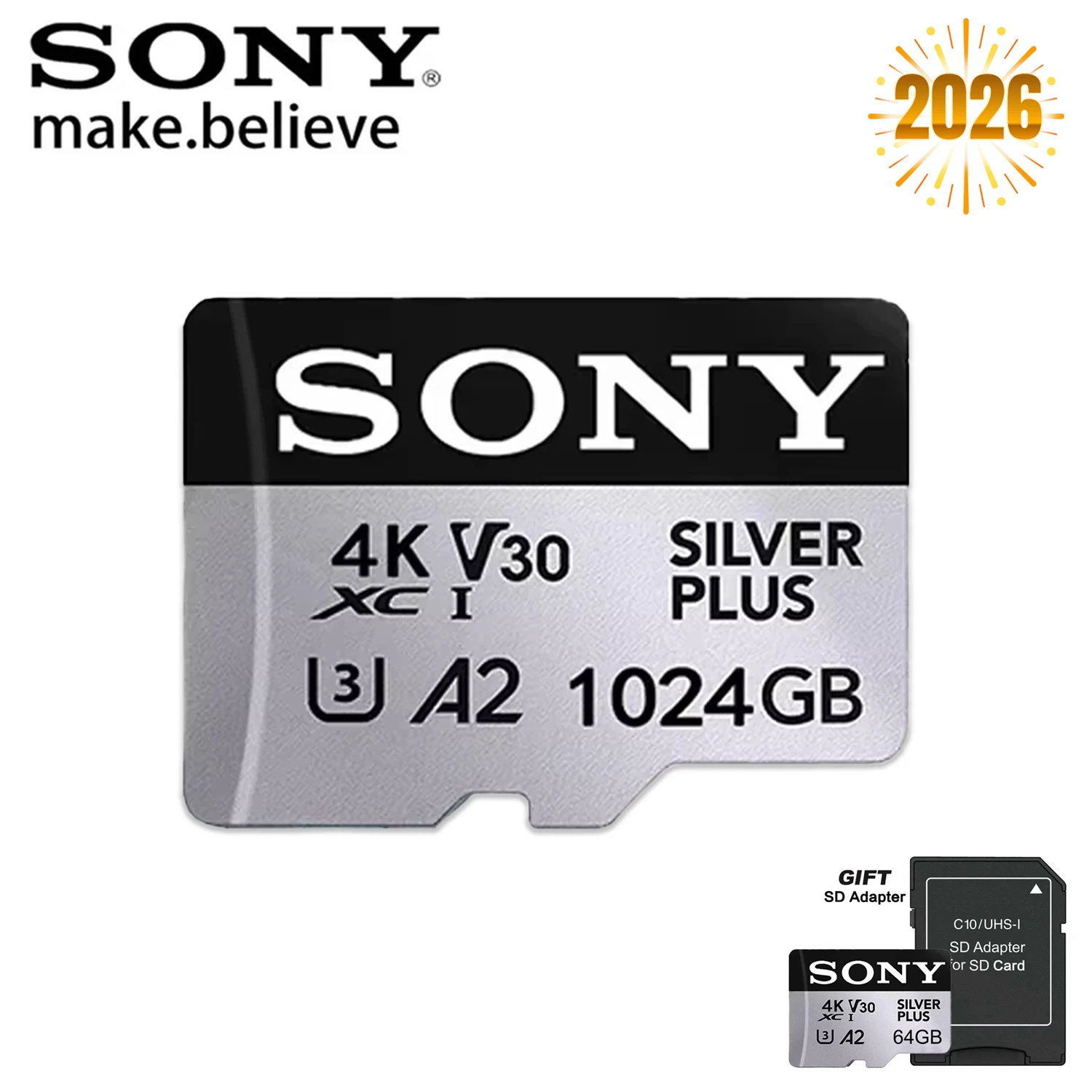 Sony High Speed TF Memory Card 128GB 512GB 256GB 1TB Micro SD Card Class 10 TF Flash Card For Phone Camera Drone Tablet PC