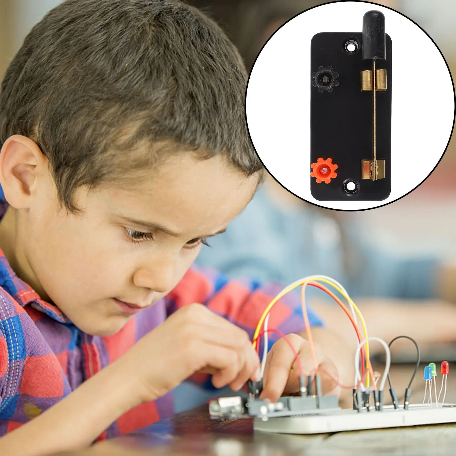

10pcs Single Pole Switch Experiment Spst Circuit Educational Equipment School Lab Tools Physics Electronics Learning Set