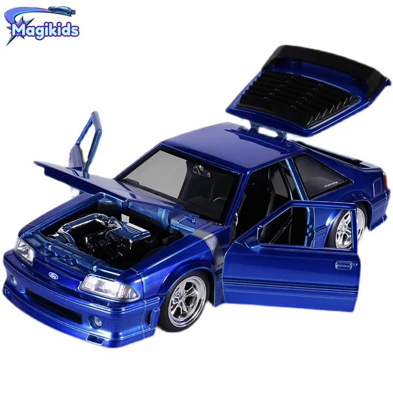 

1:24 1989 Ford Mustang GT Muscle car High Simulation Diecast Car Metal Alloy Model Car Toys for Children Gift Collection