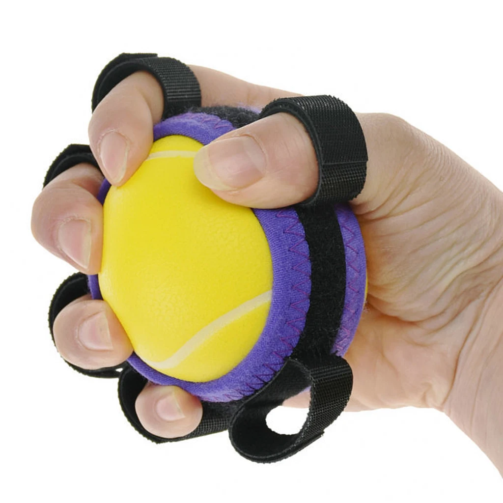 Soft PU Hand Finger Grip Ball Stroke Exerciser Muscle Power Gripping Ball