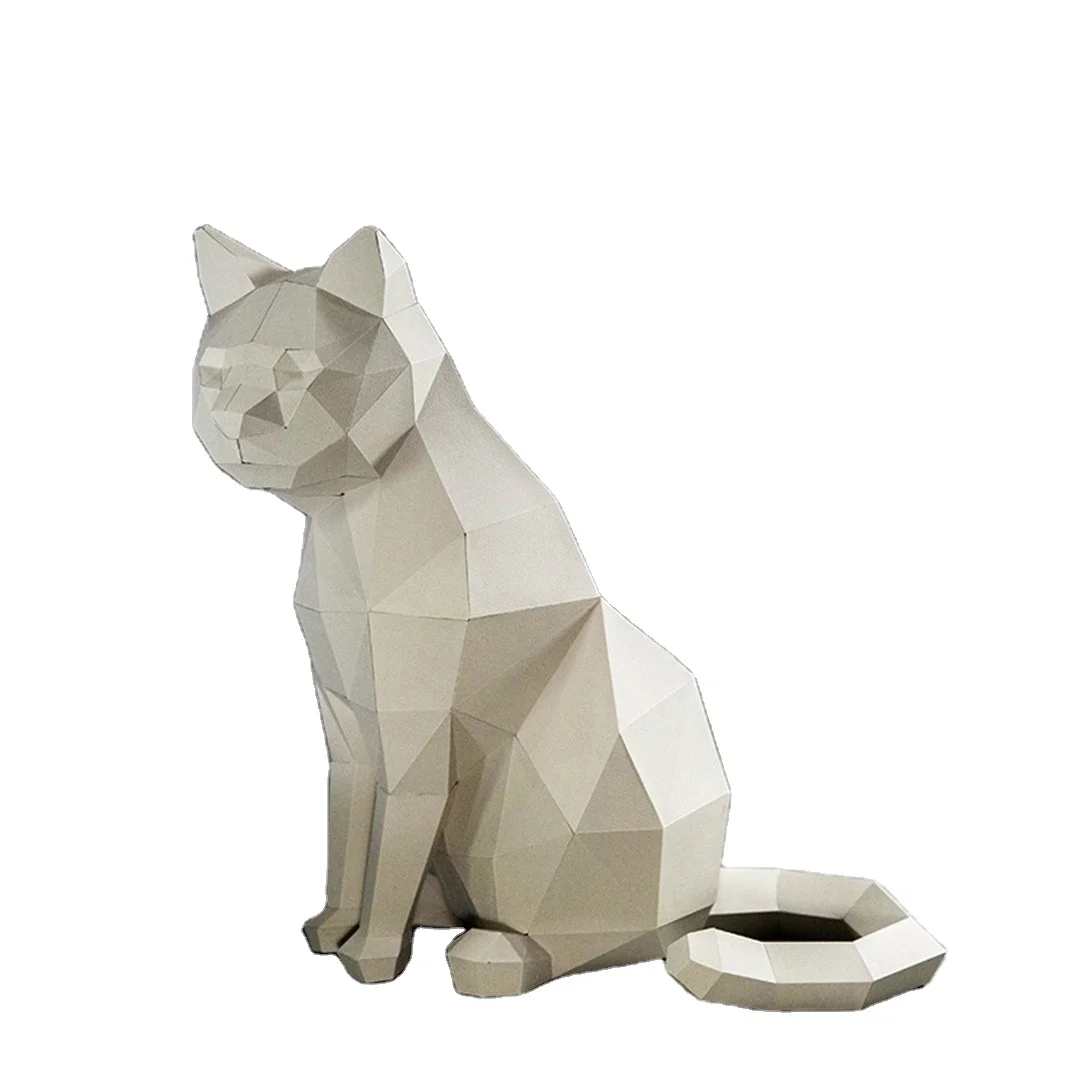 

※a Glass Fiber Reinforced Plastic cat Sculpture Cartoon Animal Model Creative for Shopping Malls and Pet Stores