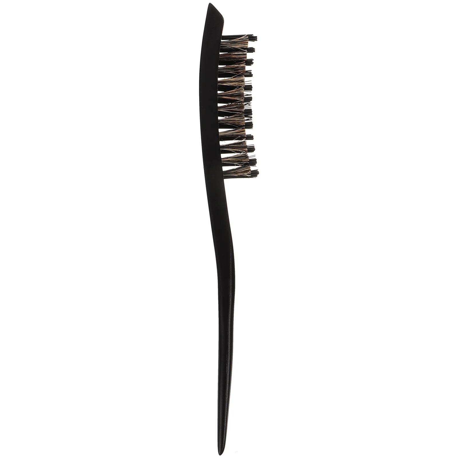 

Wooden Handle Boar Bristle Three-row Pointed Tail Comb Smoothing Brush Grubber Hair Combs Women Teasing Bun