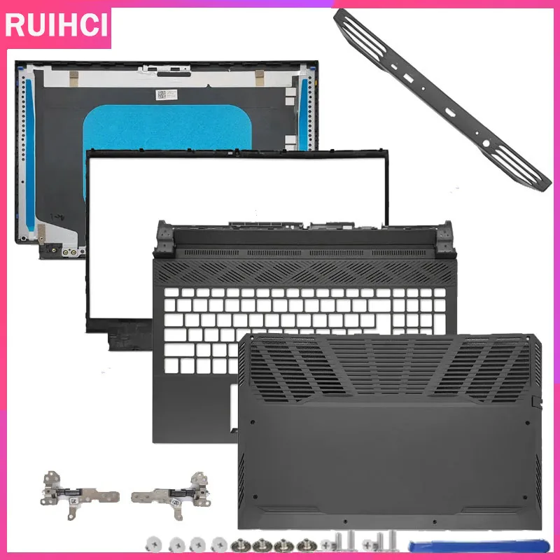 

For G15 5510 5511 5515 5520 5525 LCD Back Cover Front Bezel Palmrest Bottom Case Hinges Back Cover 01FC2R 01HF7C