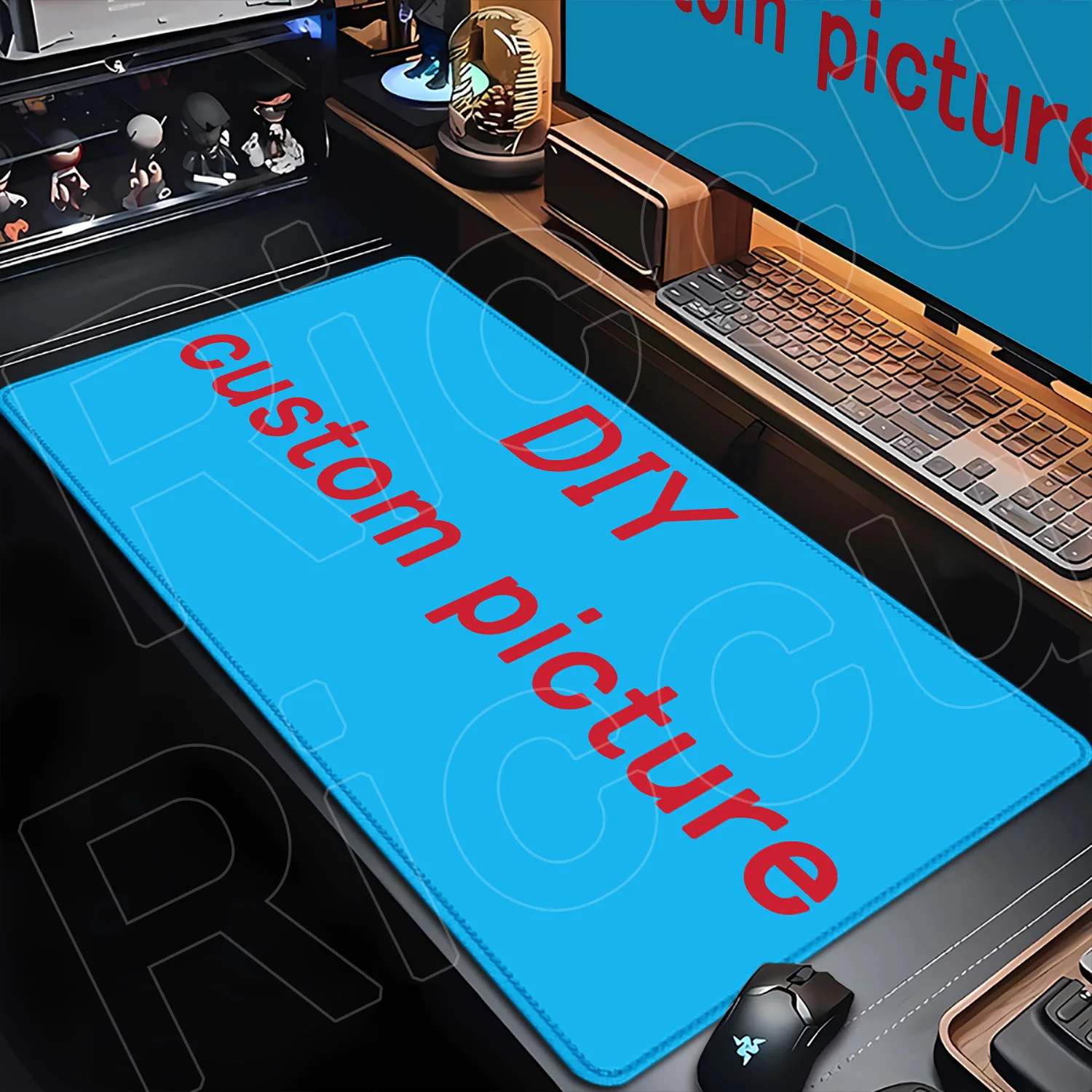 

Hot Sale Custom Card Pad HD Mousepad Computer Big Playmat Non-Slip Natural Rubber Carpet Desktop DIY Anime Game Office Mouse Pad