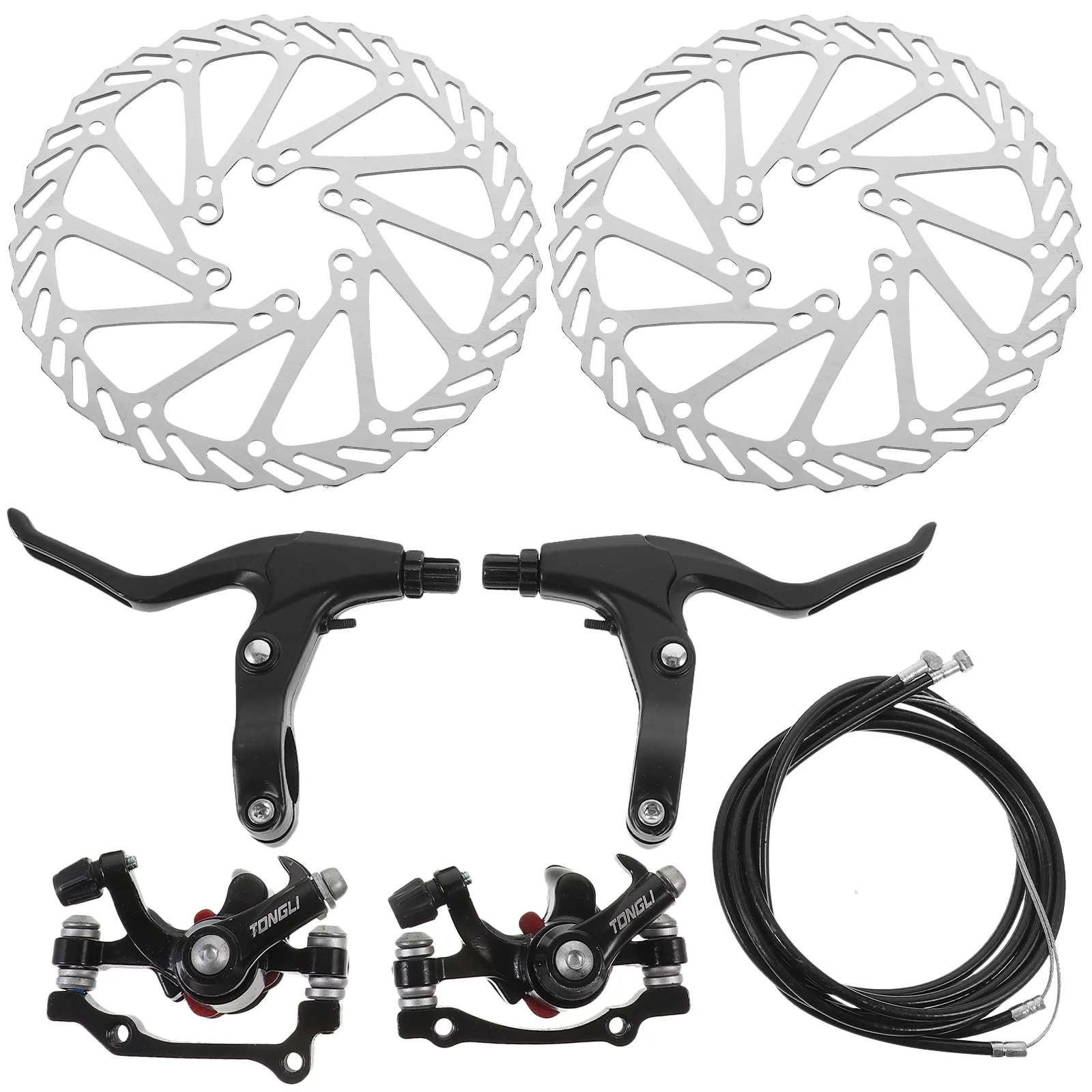 

1 Set Bike Disc Brake Rotors Hand Brake Front and Rear Disc Brakes Mountain Bike Parts