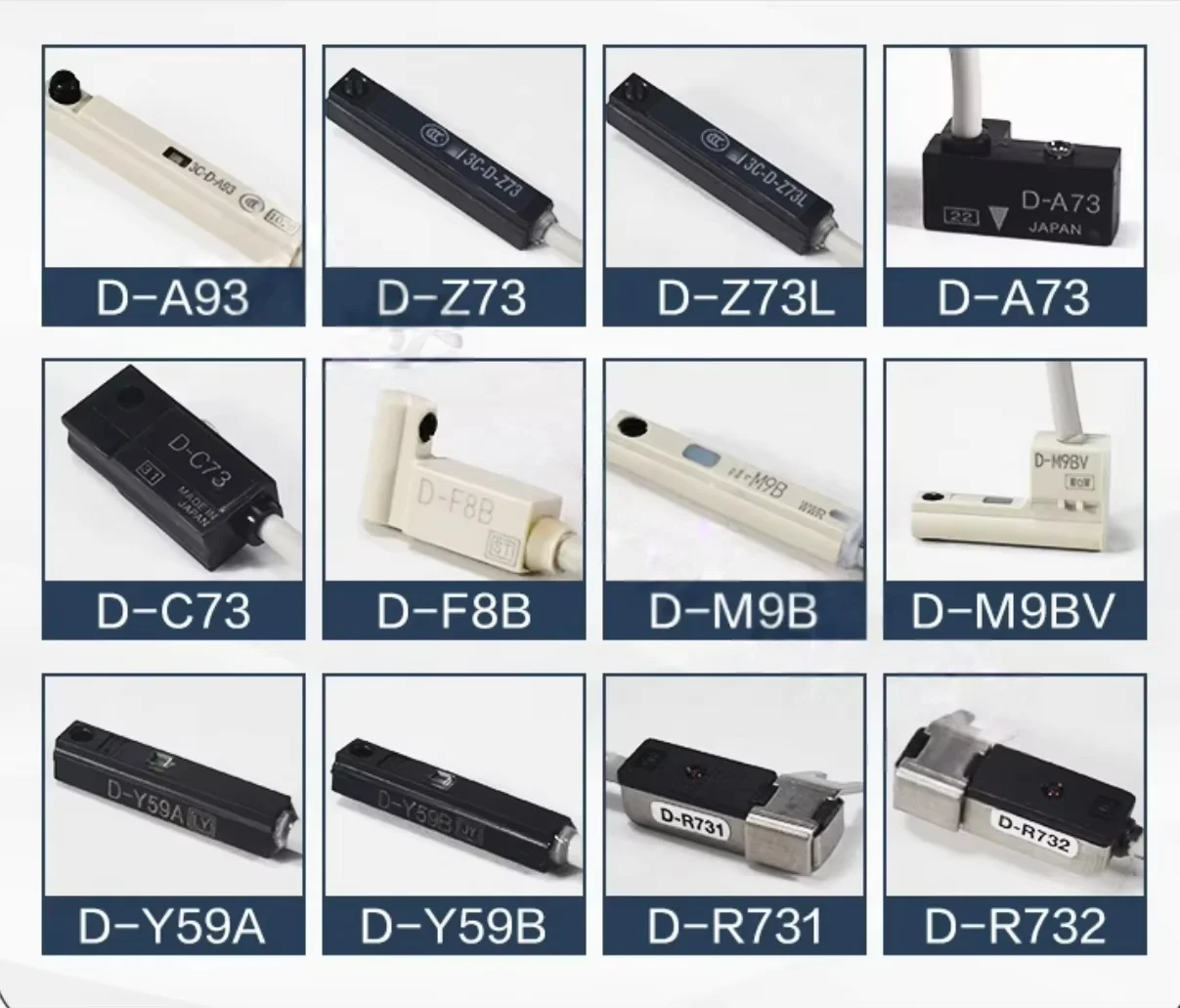 

1 шт., магнитный переключатель SMC, 3C-D-A93L, 3C-D-Z73L, D-M9BL, D-M9NL, D-M9PL, D-R731, D-R732, D-Y59A, D-Y59B