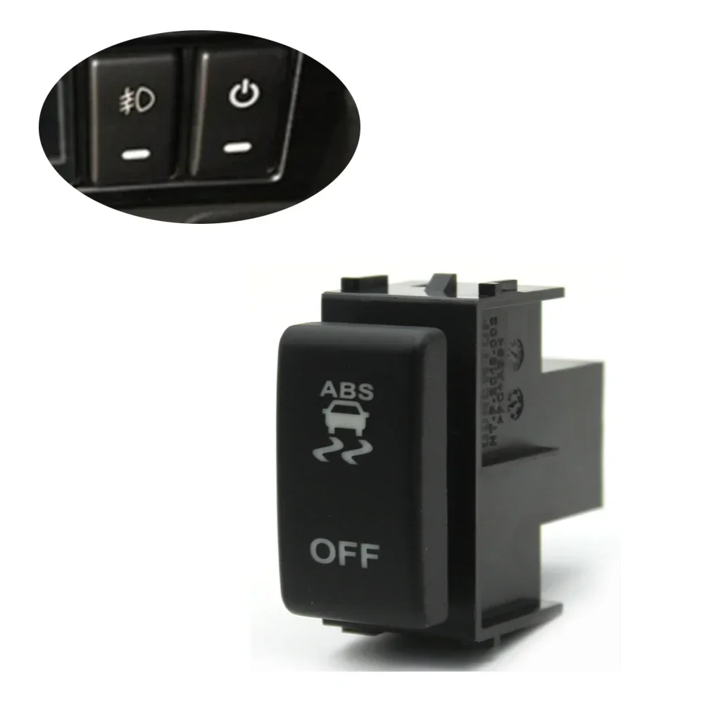 Auto Power On Off Orange LED Light Daytime Running Anti-slip ABS Switch Button For Nissan Patrol Y62 Qhashqai 2008 - 2015