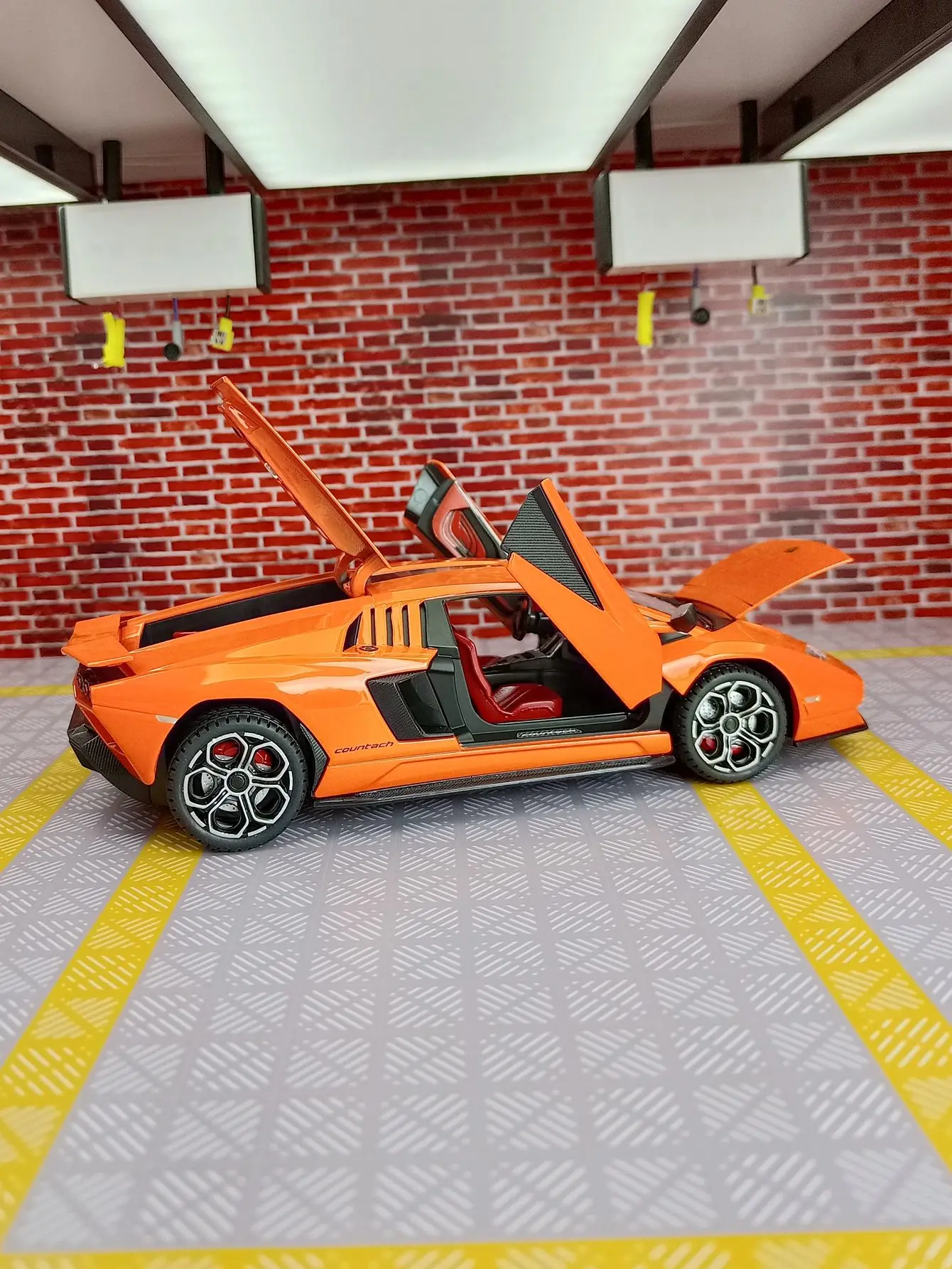 1:24 Lamborghinis Lpi-800 Simulation Alloy Sports Car Model Sound And Light Pull Back To Children's Toys