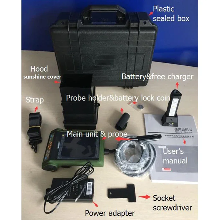Handheld wireless pig farm portable scanner probe animal ultrasound machine