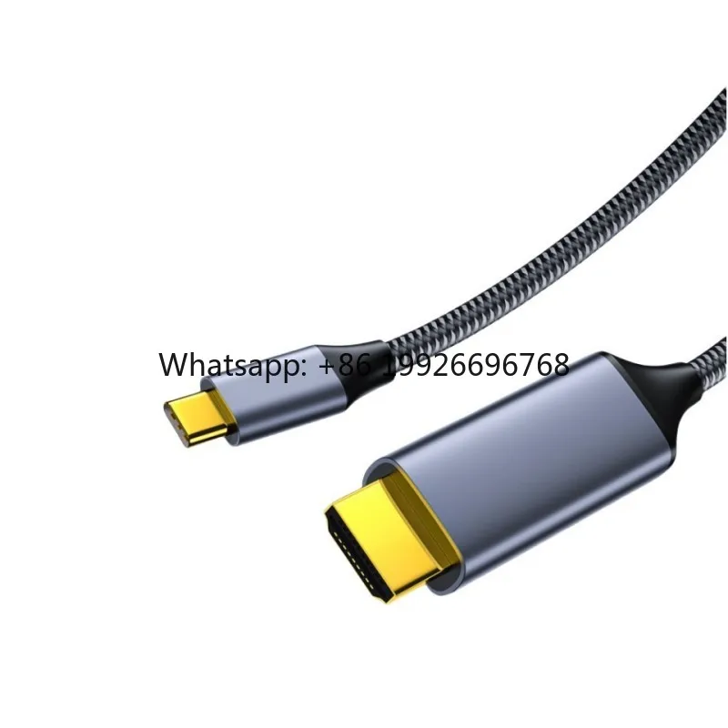 

Кабель USB Type-C - HDMI, 3 метра, 1080P 4K 60Гц, с золотыми разъемами, для подключения телефона к телевизору