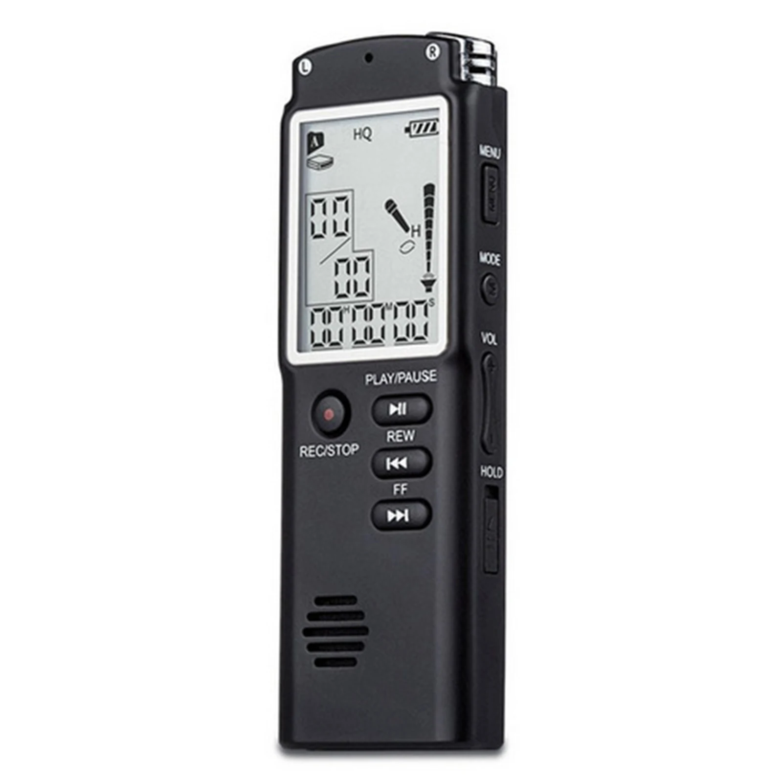 T60 Digital Audio Recorder Professional Voice Activated Recorder w/ Earphone Portable Audio Recording for Interview Meetings