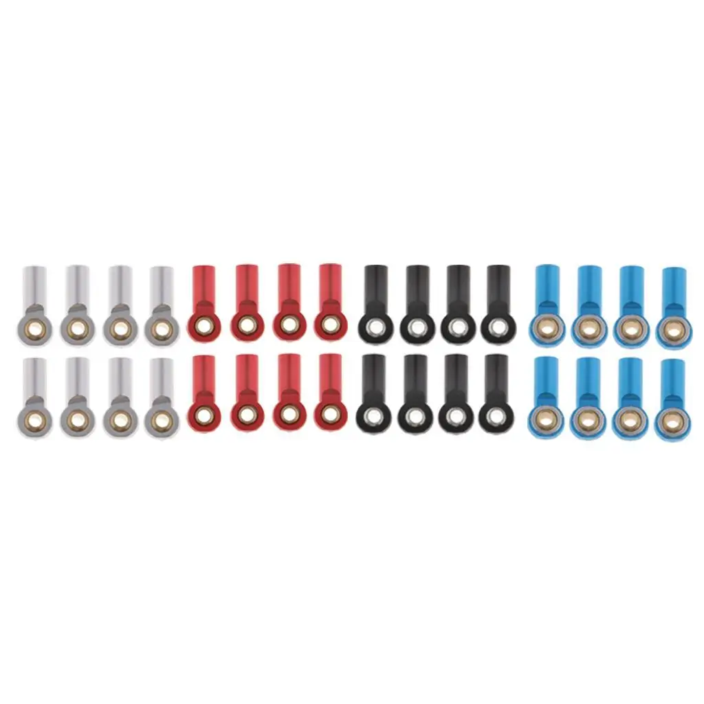 Durable M3 Aluminum Link Rod End Ball Joint Metal Ball Head Holder for 1/10 RC Car Parts Truck