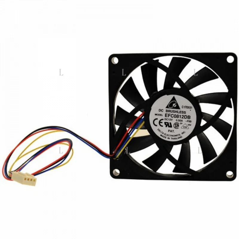 

L для Delta EFC0812DB 12 В ШИМ 80x80x15 мм вентилятор постоянного тока 4-контактный разъем большой объем воздуха охлаждающий вентилятор