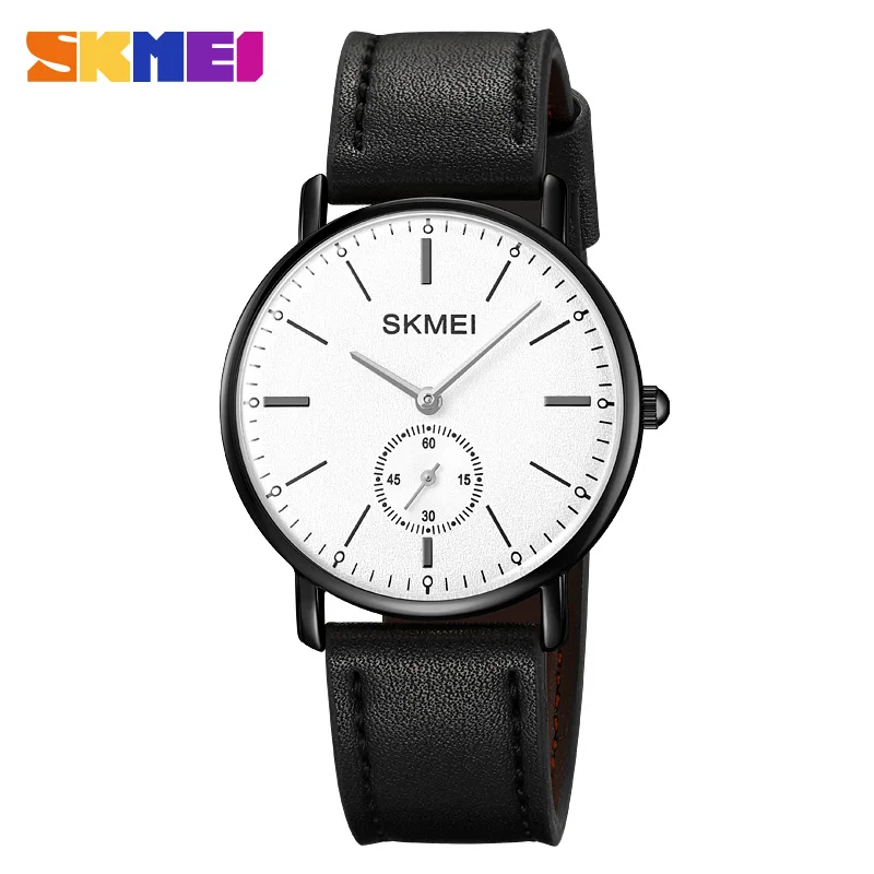 SKMEI New Fashion Wristwatch For Men Time 30M Waterproof Casual Sport Quartz Watches Simple Large Dial Gentleman reloj hombre