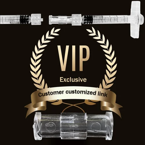 Enlace personalizado Pago exclusivo del cliente Conector de jeringa Ruhr