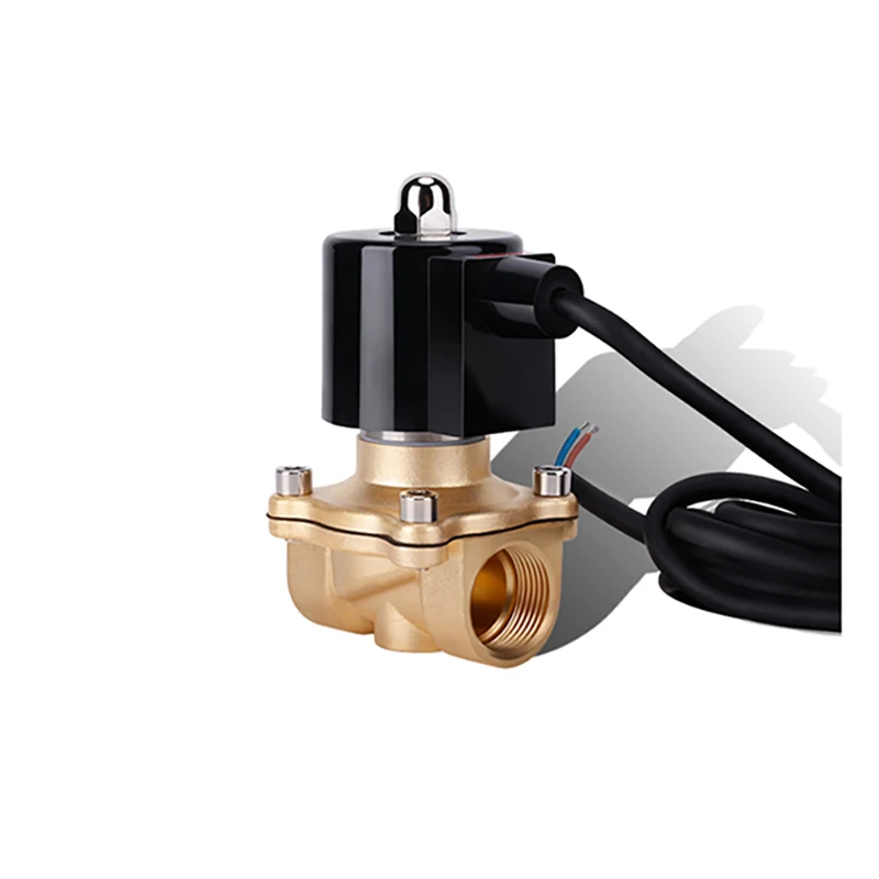 

3/4" Normally Closed Solenoid Valve DN20 Brass Fountain Solenoid Valve 110V 24V 12V 24v For Underwater