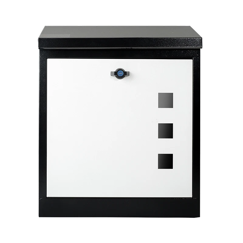 Outdoor Smart Parcel Delivery Box Large Parcel Drop Box for Mail Post and Galvanized Steel Mailbox