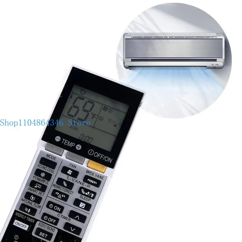 652F Convenient Designs SG15C Remote Control for Air Conditioner Remote Control Protects Buttons and Easy to Use