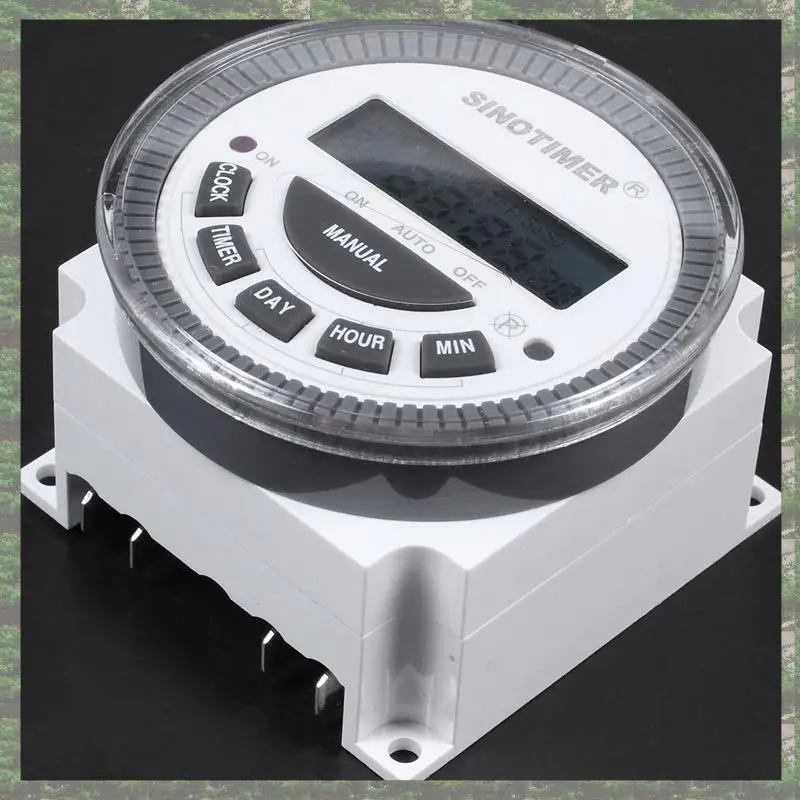 أفضل من 2025-5X SINOTIMER Tm-619H-2 230Vac 7 أيام أسبوعيًا قابل للبرمجة مؤقت رقمي مفتاح الإضاءة إخراج 220 فولت الجهد مع Cov #6