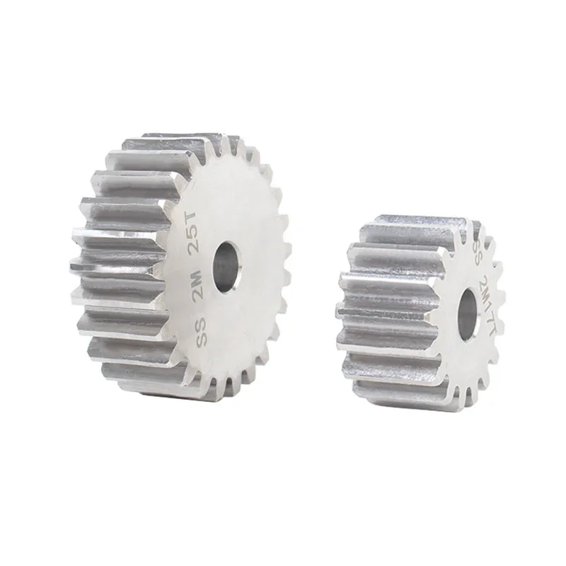 1pc 304 Stainless Steel 1Mod Spur Gear 40 Teeth-75 Teeth Cylindrical Flat Gear Metal Transmission Motor Gear